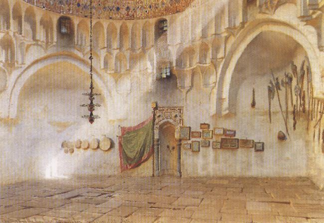 Carl Haag The Mosque of the Howling Dervishes, near Case el Ali, Cairo. china oil painting image